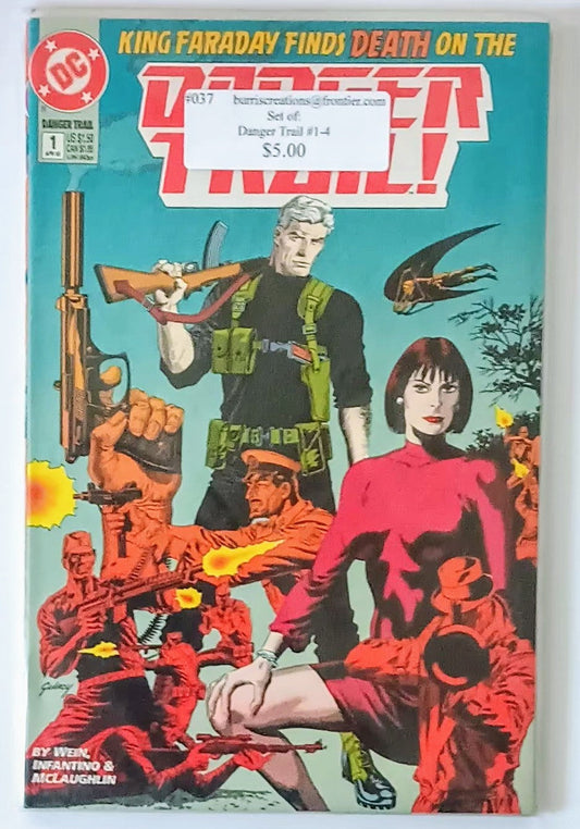 Comic Book Set: Danger Trail #1-4, DC Comics