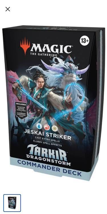 Tarkir Dragonstorm Single Commander Deck | MTG | New