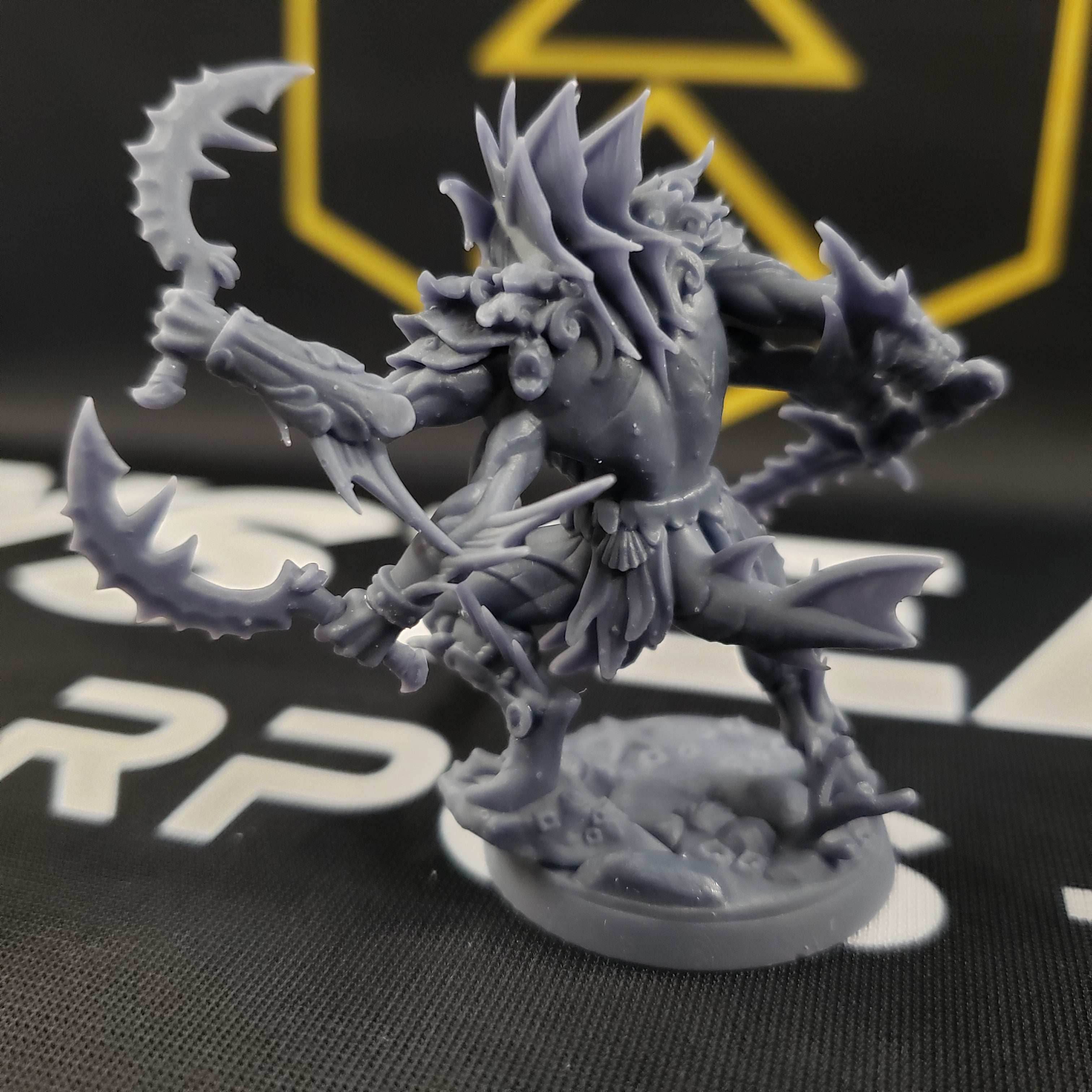 Makakuna, Tide Champion (Male Merfolk Fighter) - With Helmet