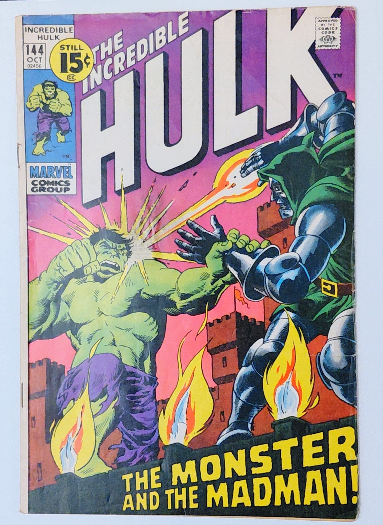 Incredible Hulk #144, Marvel Comics (Oct. 1971, GD+)