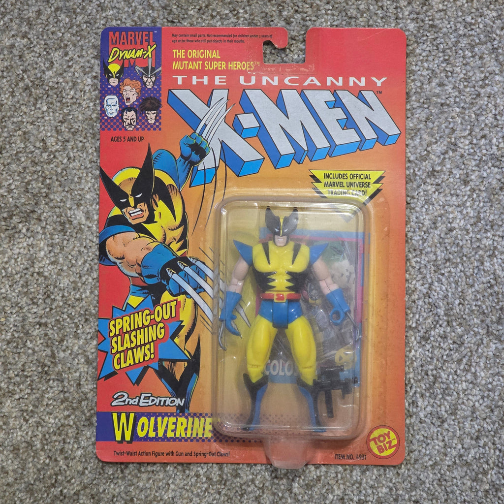 Vintage Wolverine Toy Biz Uncanny X-Men 2nd Edition Figure Sealed Carded