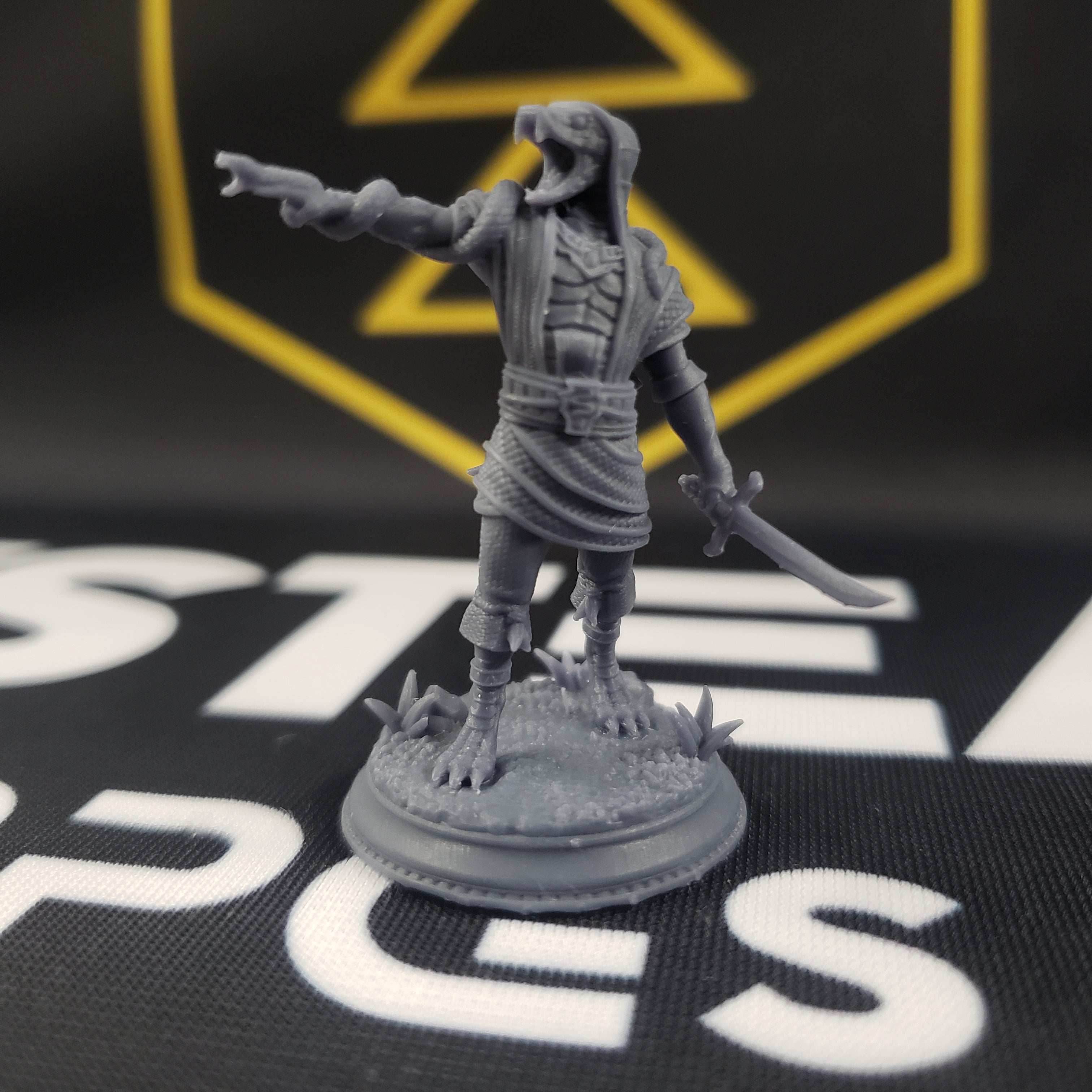 Shyasara, Snakemen Cultists (Yuan-ti Commander, Sorcerer & Assassin) - 32mm Scale / A - Assassin