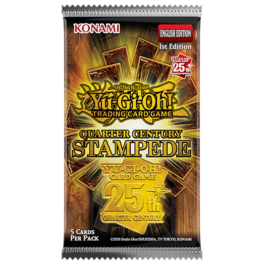 Quarter Century Stampede Booster Pack | Yugioh | New