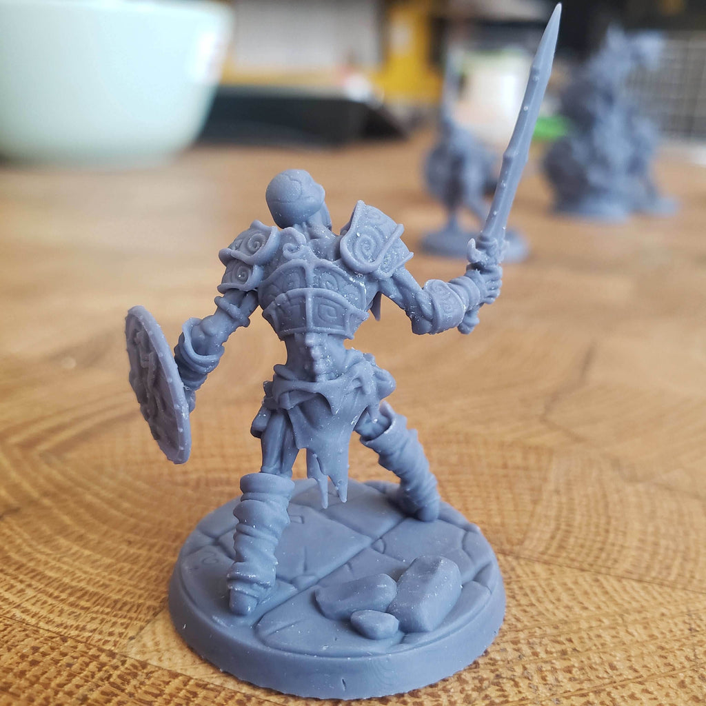 Skutagaard Draugr Skeleton Warrior: Base Sculpt A - Without Helmet