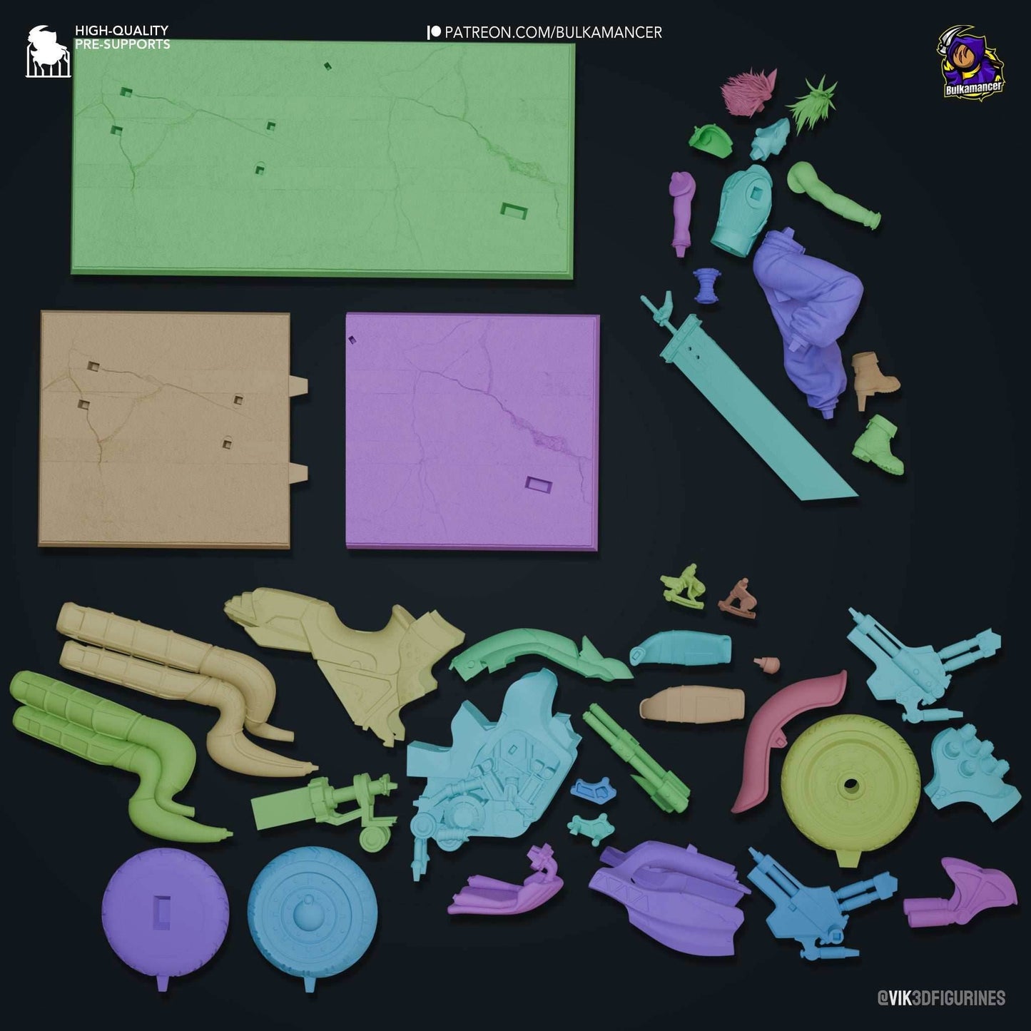 Cloud Strike - Final Fantasy VII - 1:8 scale - 1:8