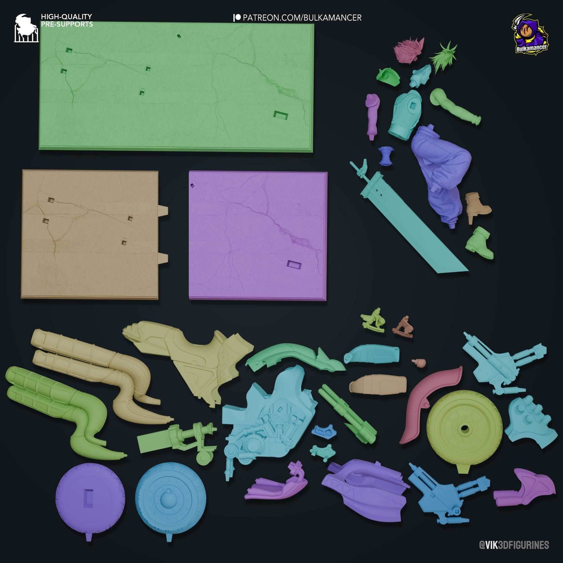 Cloud Strike - Final Fantasy VII - 1:8 scale - 1:8