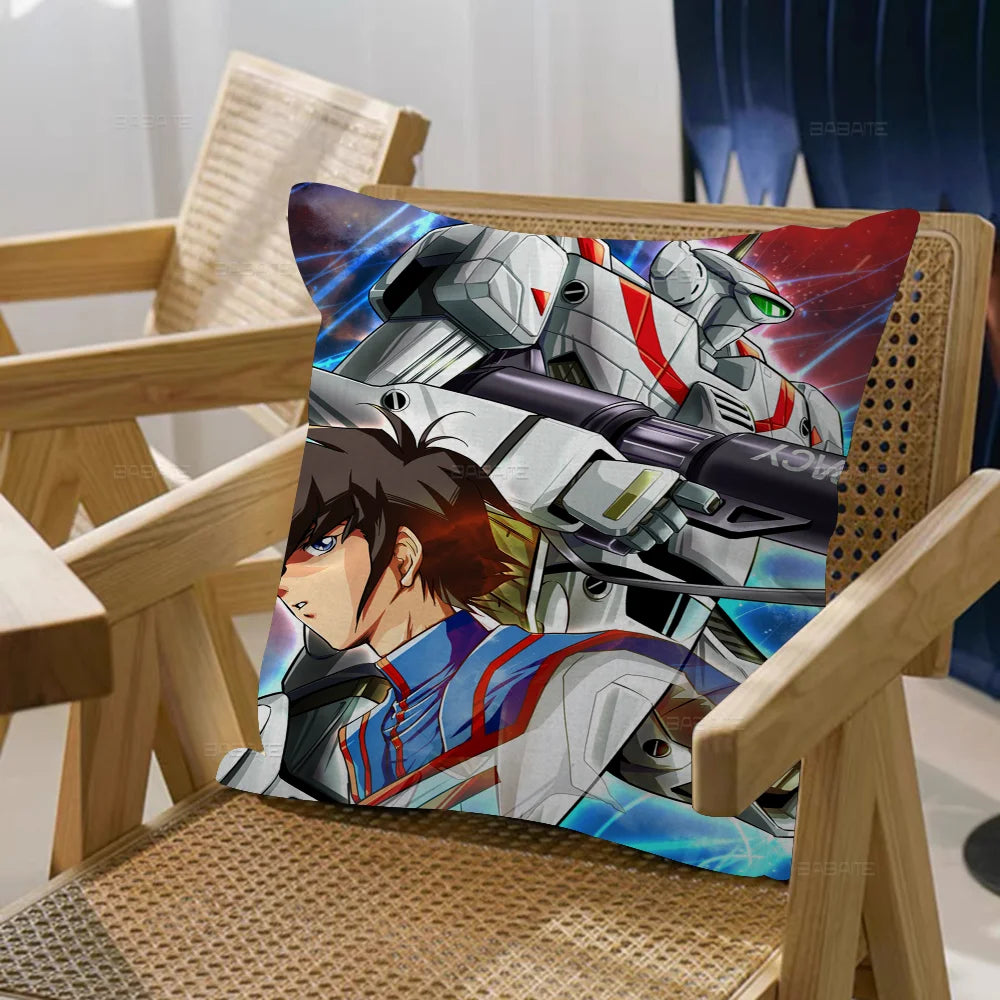 Robotech Cushion Cover 30x50 Polyester Sofa Cushions Decorative Throw Pillows Home Decoration