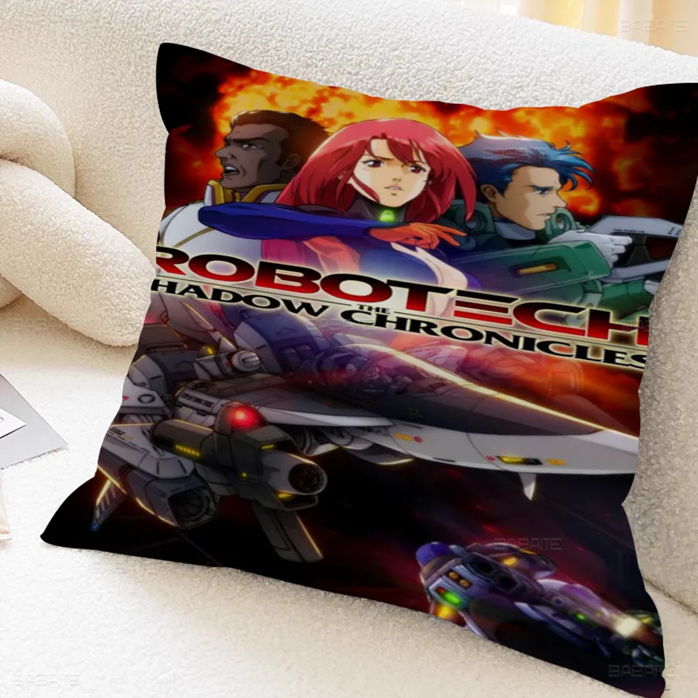 Robotech Cushion Cover 30x50 Polyester Sofa Cushions Decorative Throw Pillows Home Decoration