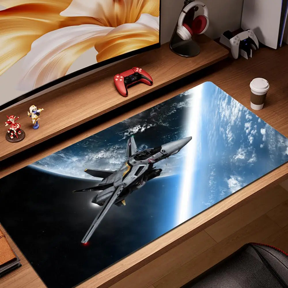 Robotech Mouse Pad XXL Gamer Gaming PC Computer Otaku Locking Edge DIY Customized Photo Laptop Notebook Desk Mat