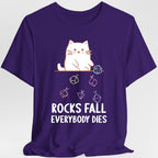 Rocks Fall Everybody Dies Kawaii Cat T-Shirt