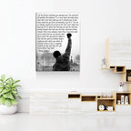 Rocky Balboa Motivational Canvas Wall Art | Gym Decor