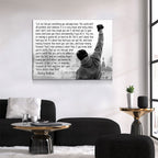 Rocky Balboa Motivational Canvas Wall Art