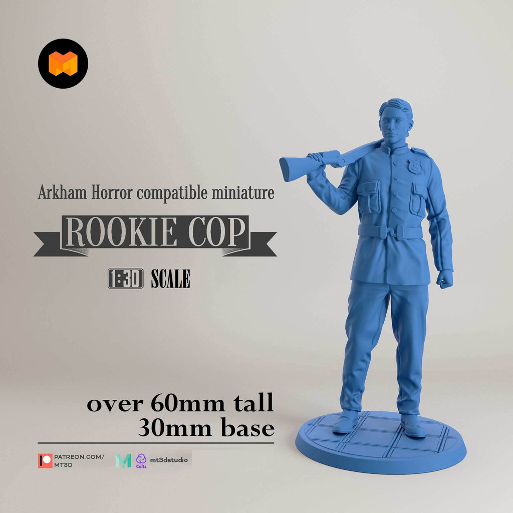 Arkham Compatible Investigator: The Rookie Cop (Tommy Muldoon) - 