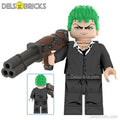 Roronoa Zoro One Piece Lego Anime Minifigures Custom Toys 8