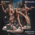 Rossa Cartel Enforcers (Male Human Fighters) - 32mm Scale / A
