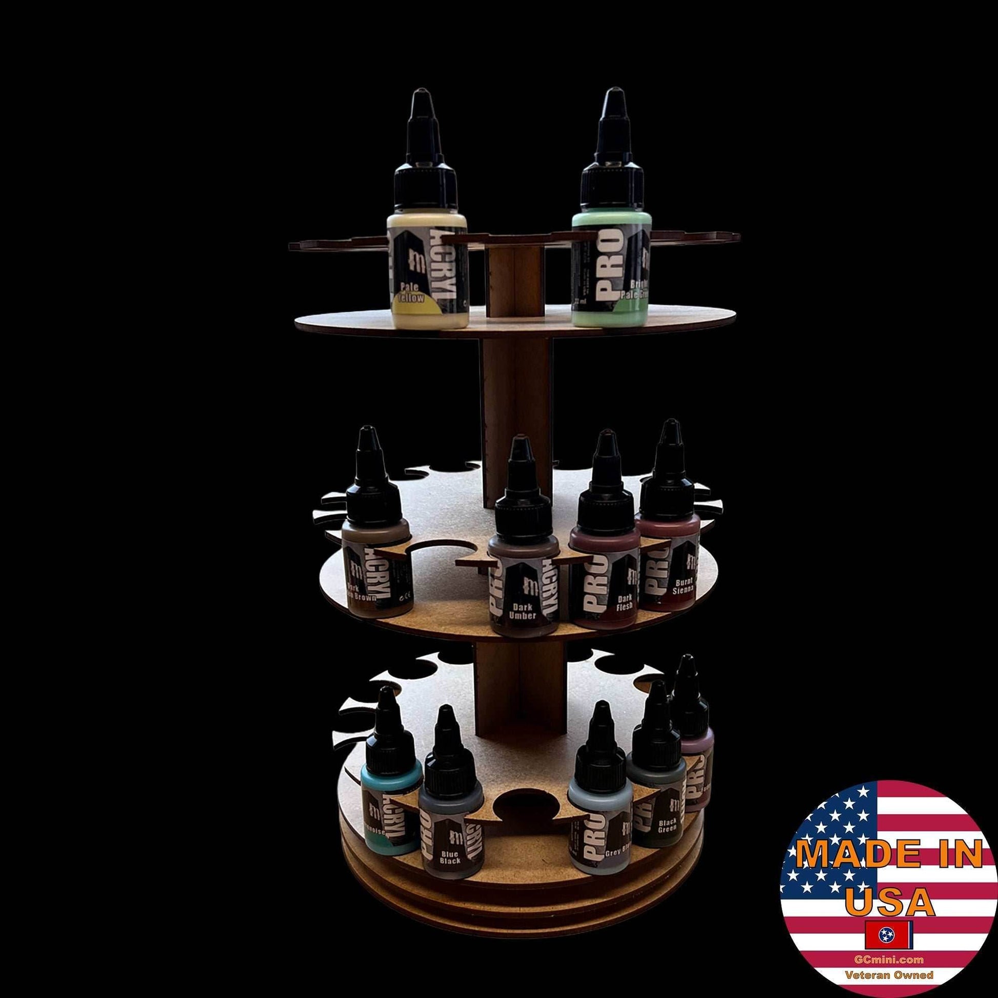 Rotating Paint Rack - For 22ml Pro Acryl Paints - 