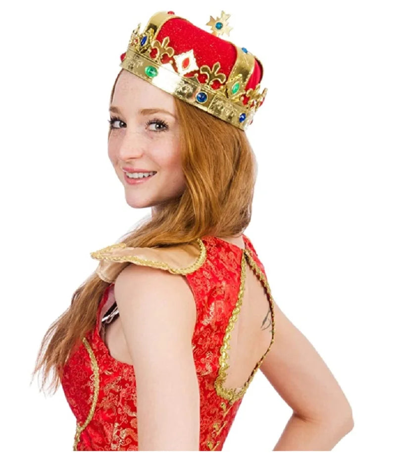 Royal King's Crown And Scepter Set  Halloween Props Party Dress Up Accessory