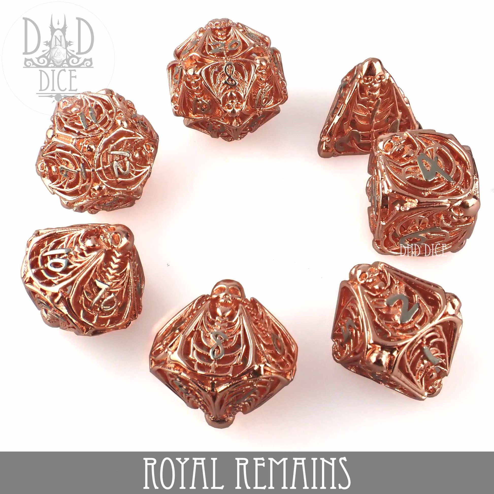 Royal Remains Metal Dice Set (Gift Box)