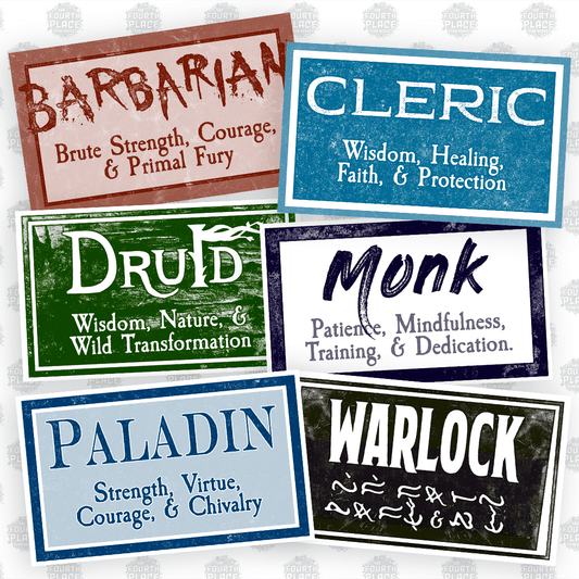 RPG Class Stickers (Vol. 2) - 