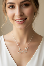 Whale Line Necklace