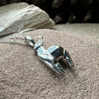 Origami Stag Necklace - 