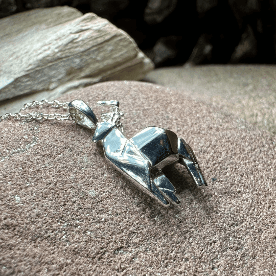 Origami Stag Necklace - 