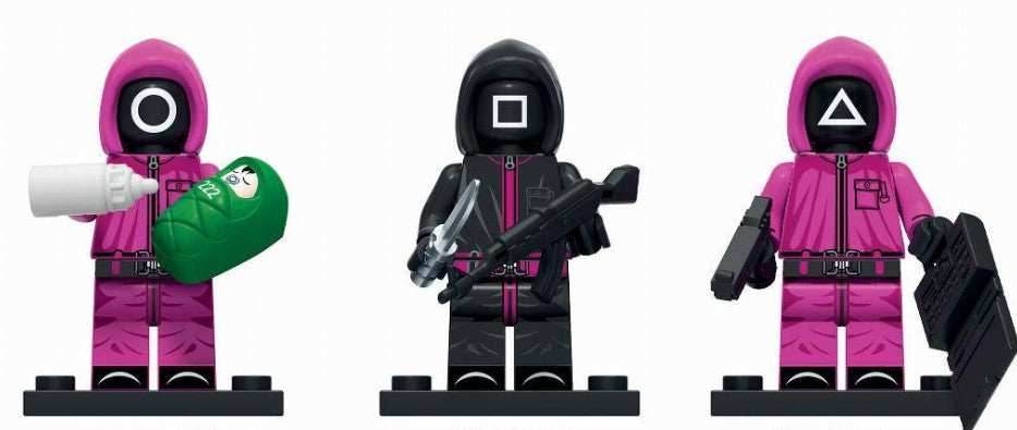 Squid Game Custom Minifig Set S3S2 (3 Figures) - 