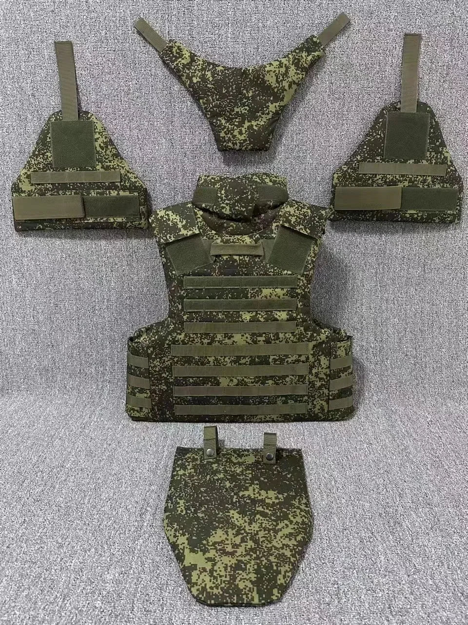 Russian EMR Full-protection Body Armor Digital Camouflage Integrated Tactical Vest