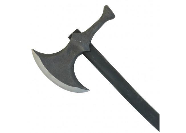 Rustic Barbarian Hammerhead Battle Axe-2