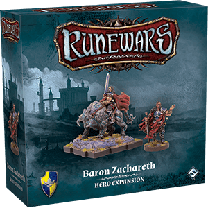 Runewars Miniatures Game: Baron Zachareth Hero Expansion - 