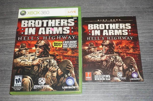 Brothers In Arms: Hell's Highway with Best Buy Mini Strategy Guide (Xbox 360) - Game Manual Only