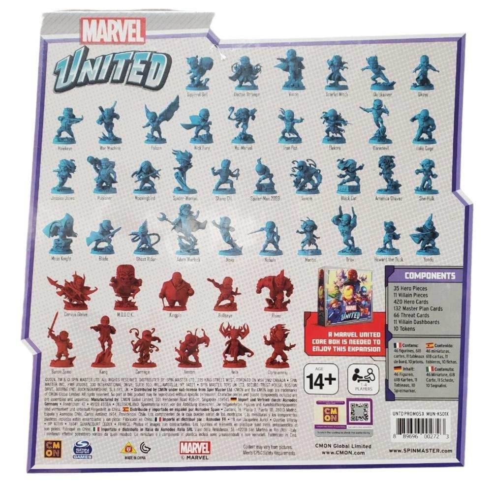 Marvel United: Kickstarter Exclusive Promo Box - 2024 Edition - 