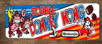 Double Donkey Kong Arcade 4x12 Inch Metal Video Game Marquee Wall Banner Sign