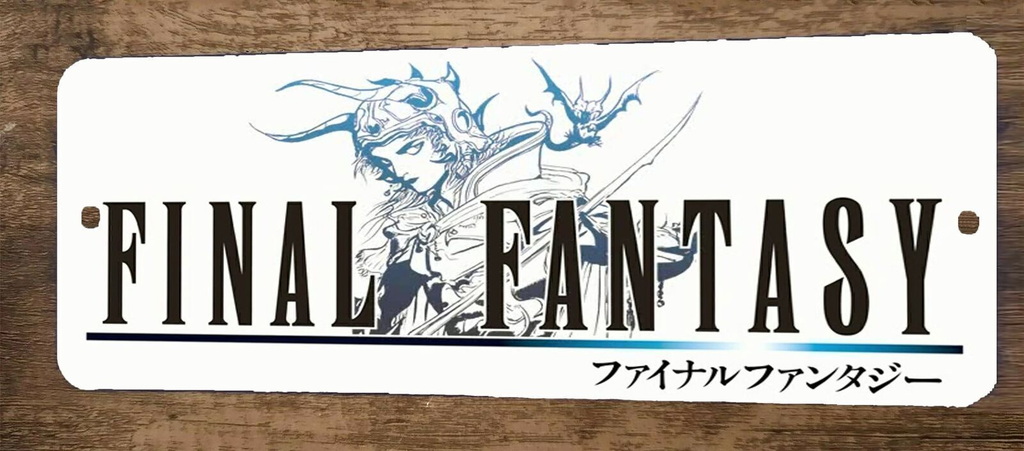 FF Final Fantasy Video Game 3x12 Metal Wall Marquee Banner Sign Poster