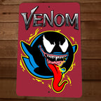 Ghost Monster Venom Boo 8x12 Inch Metal Wall Sign Featuring Video Game Marvel Mario Parody Poster