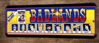 Badlands Arcade 3x12 Metal Wall Video Game Marquee Banner Sign