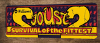 Joust 2 Survival Fittest Arcade 3x12 Metal Wall Video Game Marquee Banner Sign