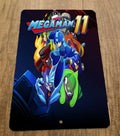 Mega Man 11 Video Game Artwork Mega Man 8x12 Metal Wall Sign Retro 80s Arcade