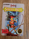 Castlevania II: Simon's Quest 8x12 Inch Metal Wall Sign with Box Cover Artwork – Retro 1980s Video Game Arcade Decoration