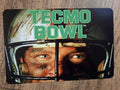 Tecmo Bowl 8x12 Inch Metal Wall Sign - Classic Football Video Game