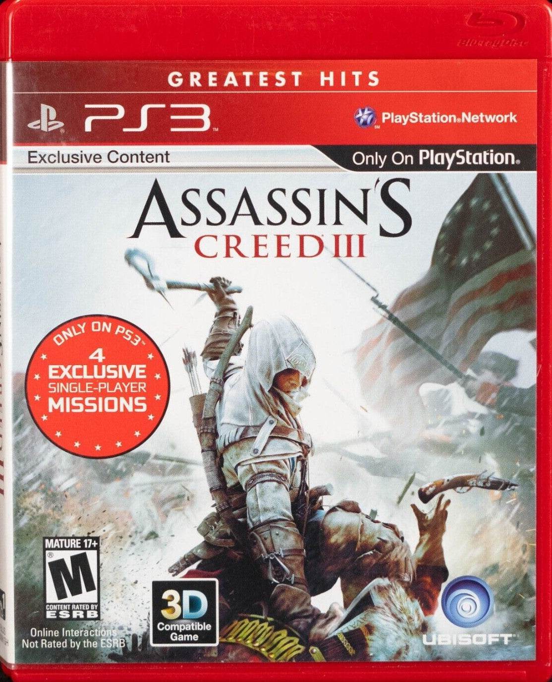 Assassin's Creed III (Greatest Hits) (Playstation 3) - Game Manual Only