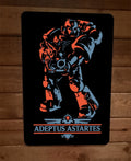 Adeptus Astartes Space Marine Warhammer 8x12 Metal Wall Sign Video Game Arcade