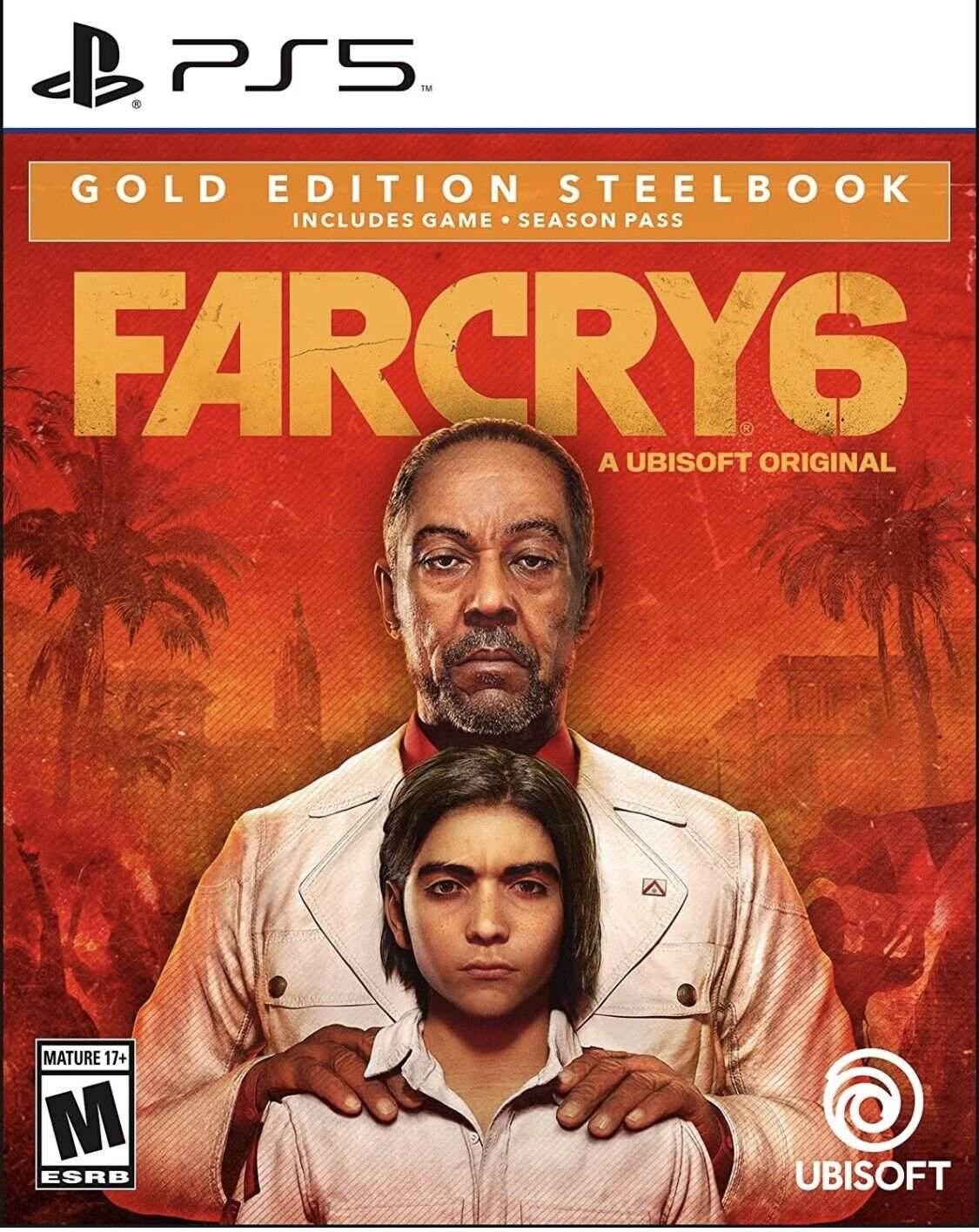 Far Cry 6: Gold Edition Steel Book (Playstation 5) - Game Only