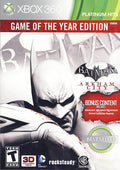 Batman: Arkham City Game Of The Year Edition (Platinum Hits) (Xbox 360) - Game Manual Only