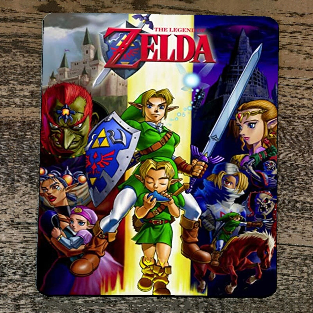 Classic Arcade Video Game Legend NES Zelda Mouse Pad with 7.75 by 9.25 Inches Dimensions and 2.5mm Thickness