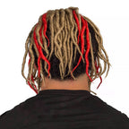 Adult Rasta Colorful Dreadlocks Halloween Cosplay Costume Wig - 