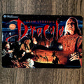 Dracula Arcade 8x12 Metal Wall Video Game Sign