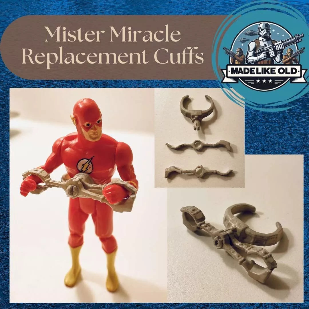 Vintage Kenner DC Super Powers Mr Miracle Hand Cuff Shackle Repro Part 1984 1985