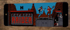 Express Raider Arcade Video Game 4x12 Metal Wall Sign Marquee Banner Poster