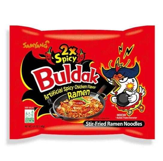 Buldak 2x Spicy Chicken Ramen (140g) - 